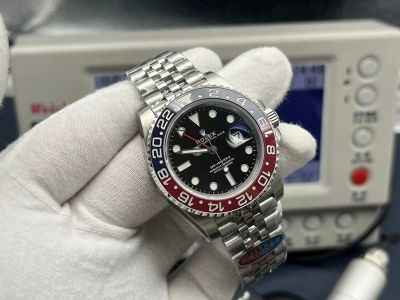 Clean Factory ROLEX GMT Series 904L Steel 3285 Movement Black Watch